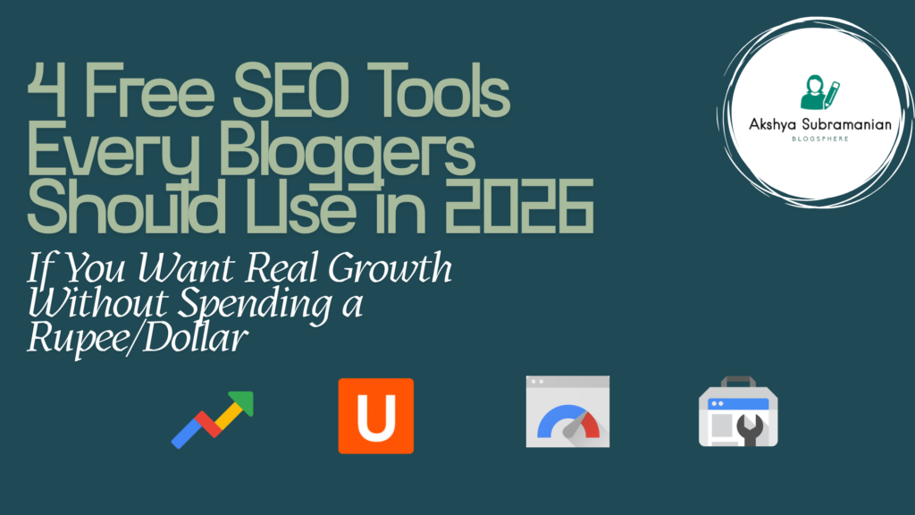 Free SEO tools for bloggers in 2026